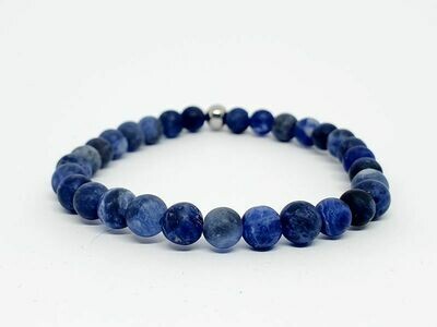 Bracelet Sodalite matte, 6 mm