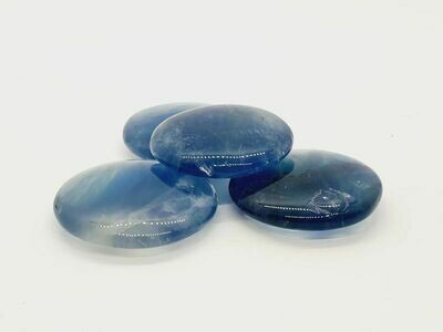 Galet Fluorite bleue