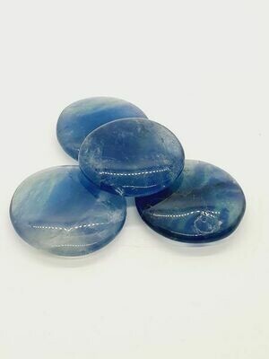 Galet Fluorite bleue