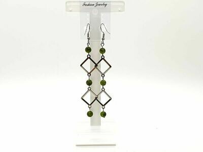 Boucle d'oreille Jade canada 6 mm