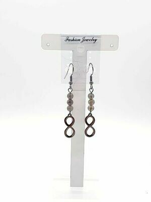 Boucles d&#39;oreilles Labradorite 4 mm