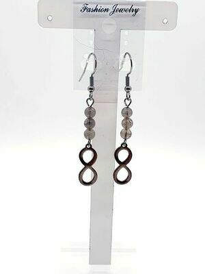 Boucles d'oreilles Labradorite 4 mm