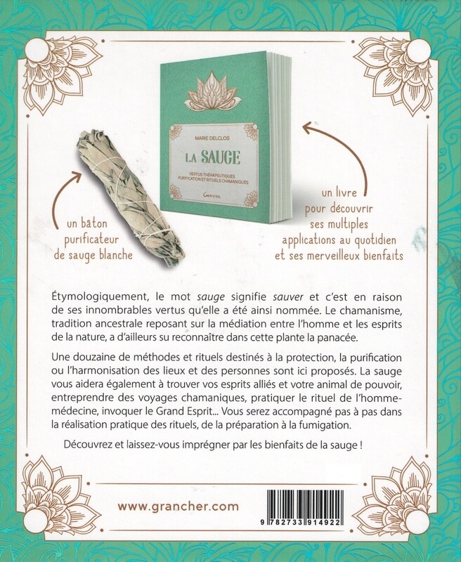 La Sauge le livre &amp; le bâton purificateur