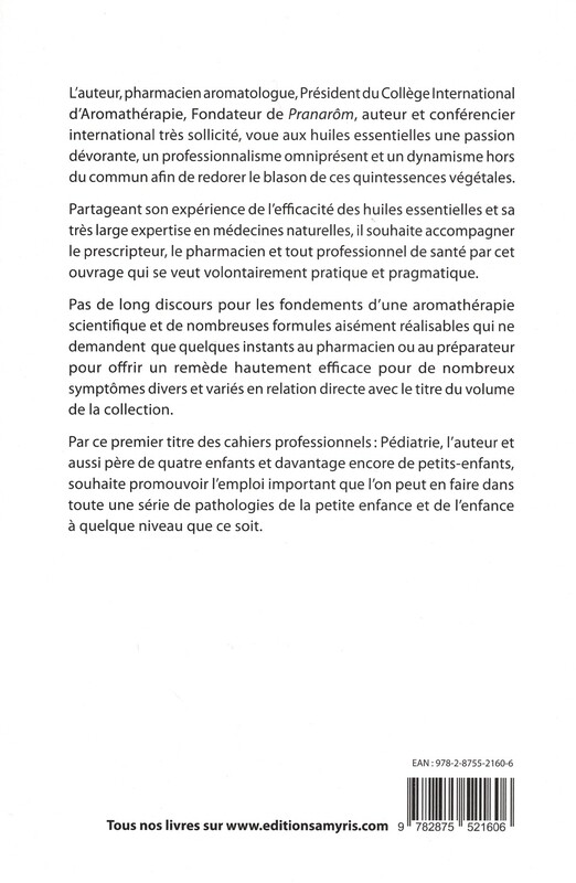 Les cahiers professionnels d'aromathérapie selon l'école française