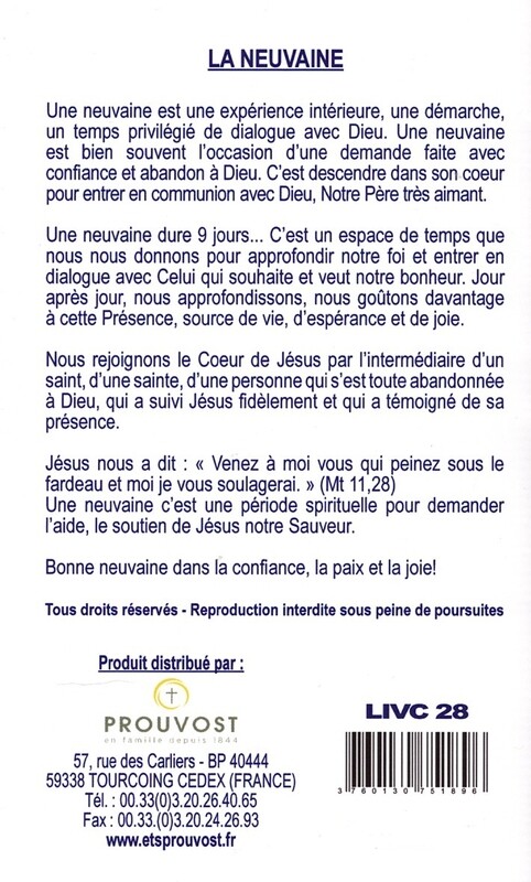 Livret neuvaine Ange Gardien