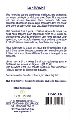 Livret neuvaine Ange Gardien