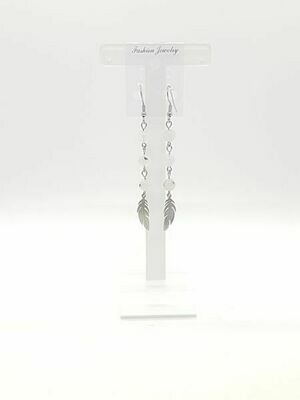 Boucles d&#39;oreilles Pierre de lune 6 mm