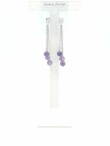 Boucles d&#39;oreilles améthyste