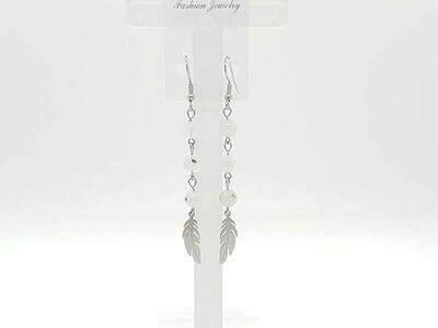Boucles d'oreilles Pierre de lune 6 mm