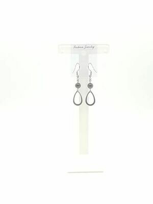 Boucle d&#39;oreille Hématite, 6 mm