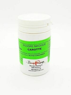 Poudre magique carotte