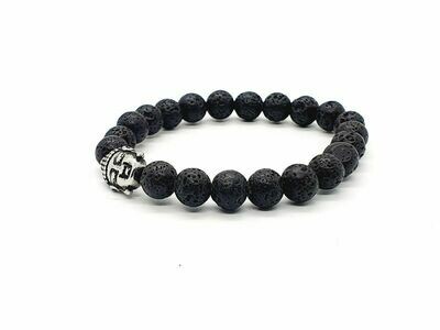 Bracelet Pierre de Lave, 8 mm