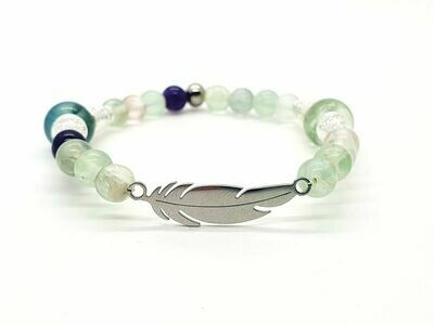 Bracelet Fluorite, 6 et 10 mm