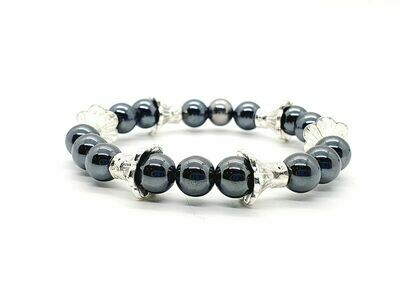 Bracelet hématite 8 mm