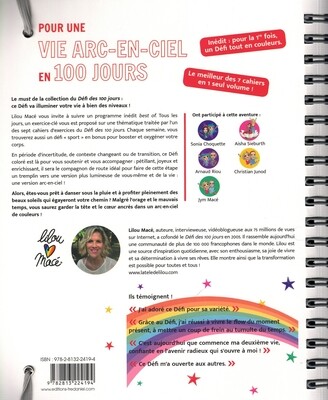 Le défi des 100 jours cahier d'exercices pour une vie arc-en-ciel