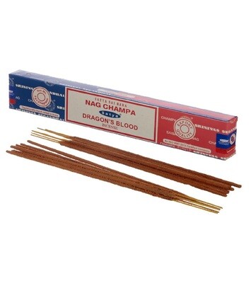 Encens Satya Nag Champa et Sang de Dragon 15 gr