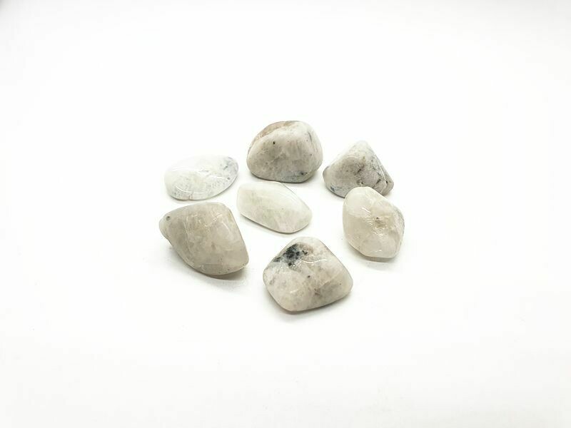 Pierre de Lune Arc-en-ciel / labradorite blanche