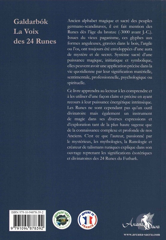 Galdarbok la voix des 24 runes Tome 1