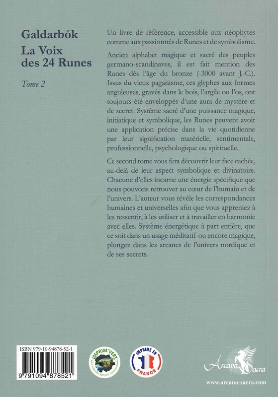 Galdarbok la voix des 24 runes Tome 2