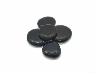 Obsidienne arc-en-ciel galet plat