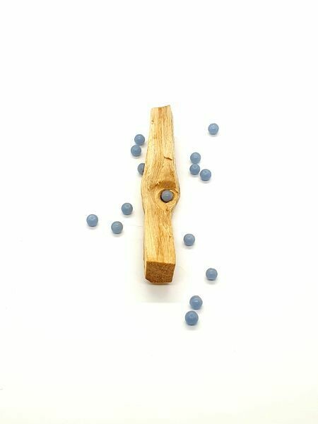 Angélite 6 mm - perles