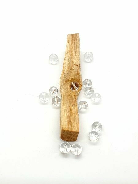 Cristal de roche, 8 mm - Perles