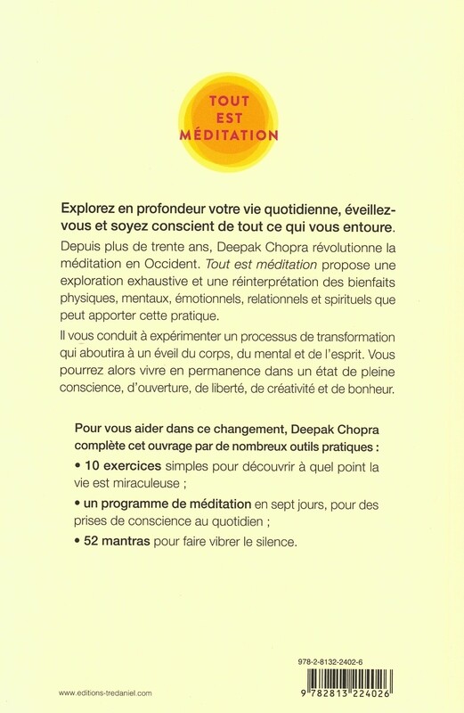 Tout est méditation