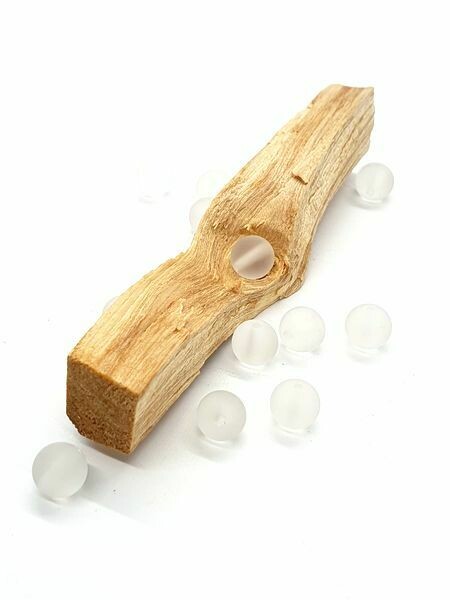 Cristal de roche mat, 8 mm - Perles