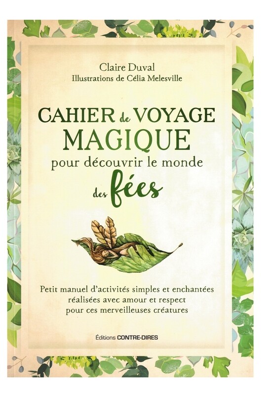 Cahier de voyage magique pour découvrir le monde des fées