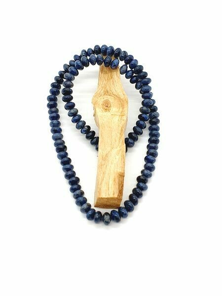 Dumortierite 6 mm rondelles - Rang