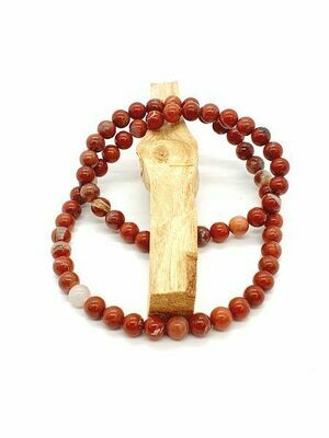 Jaspe rouge 6 mm - Rang