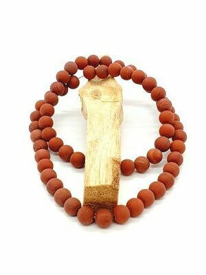 Jaspe rouge mat 6 mm - Rang