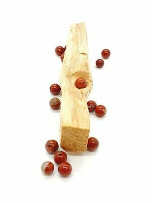 Jaspe rouge 6 mm - Perles