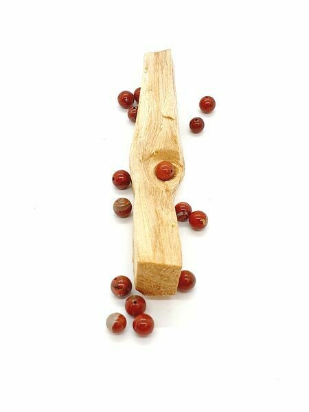 Jaspe rouge 6 mm - Perles