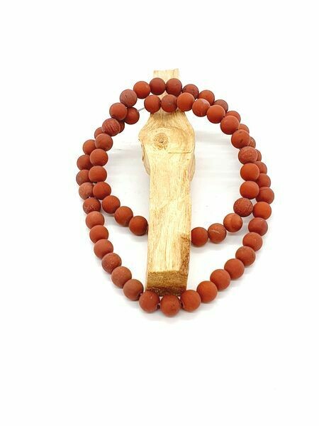 Jaspe rouge mat 6 mm - Rang