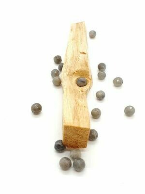 Labradorite  facettée 6 mm - Perles