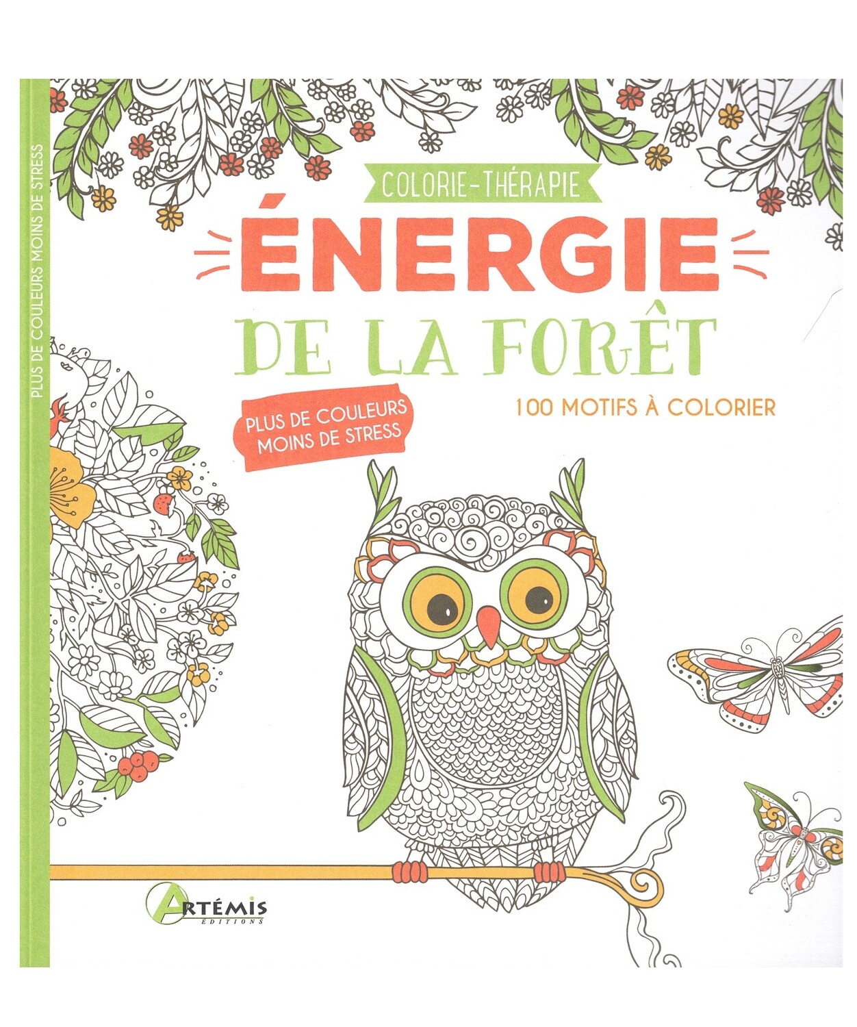 énergie de la forêt 100 motifs à colorier