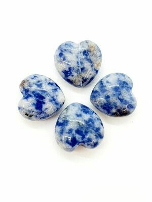 Mini coeur en Dumortierite