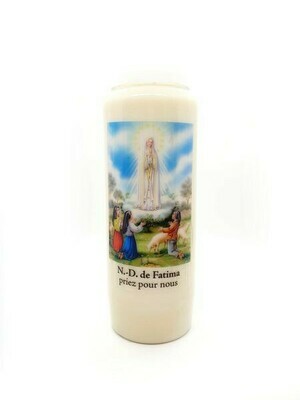 Bougie Neuvaine Notre Dame de Fatima
