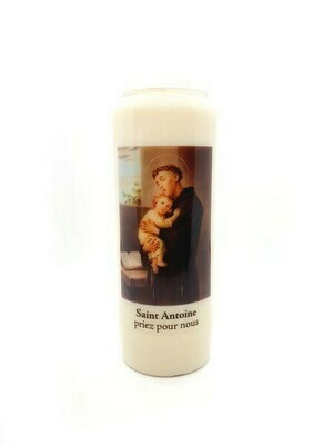 Bougie Neuvaine Saint Antoine