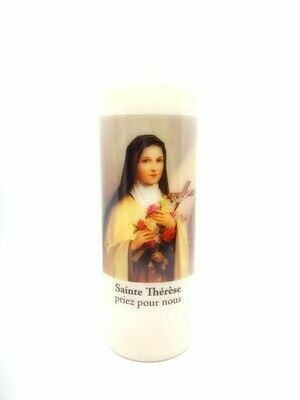 Bougie Neuvaine Sainte Thérèse