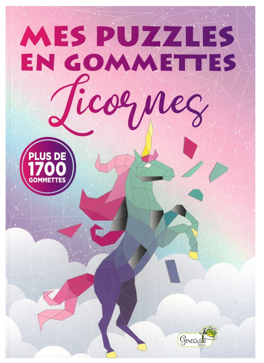 Mes puzzles en gommettes Licornes