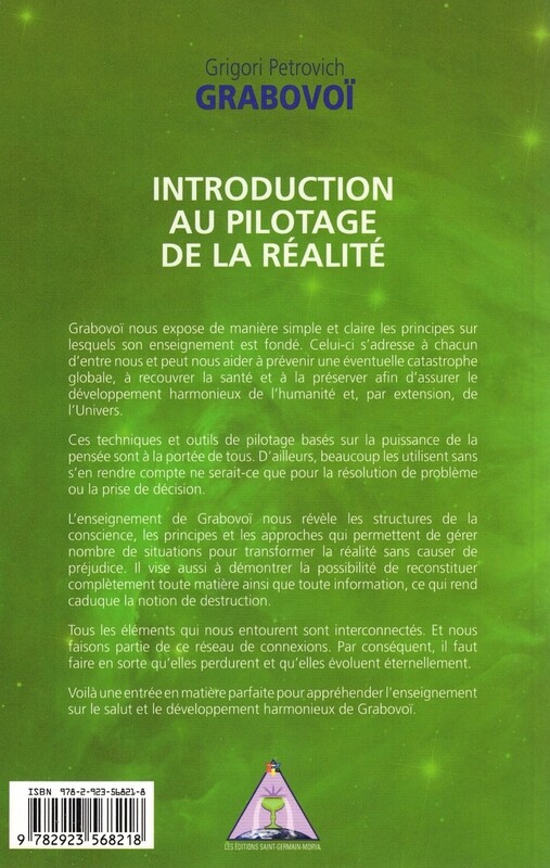 Introduction au pilotage de la réalité