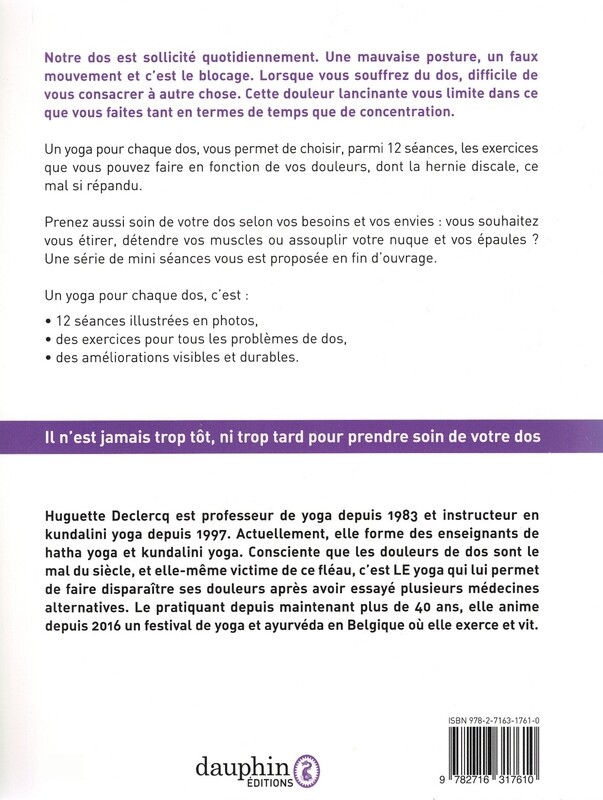 Un yoga pour chaque dos