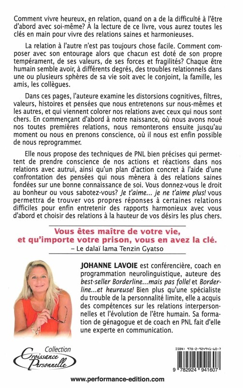 Je t'aime... je ne t'aime plus !