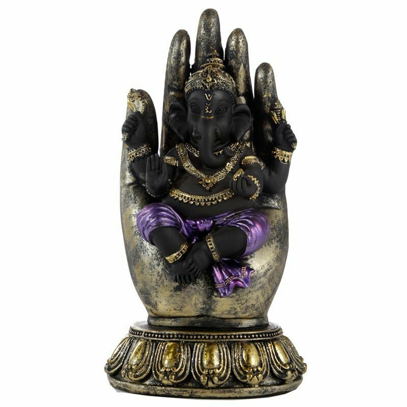 Figurine Ganesh - Assis sur Main