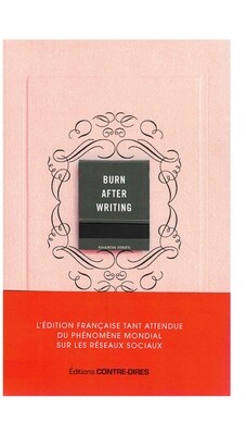 Burn After Writing Rose