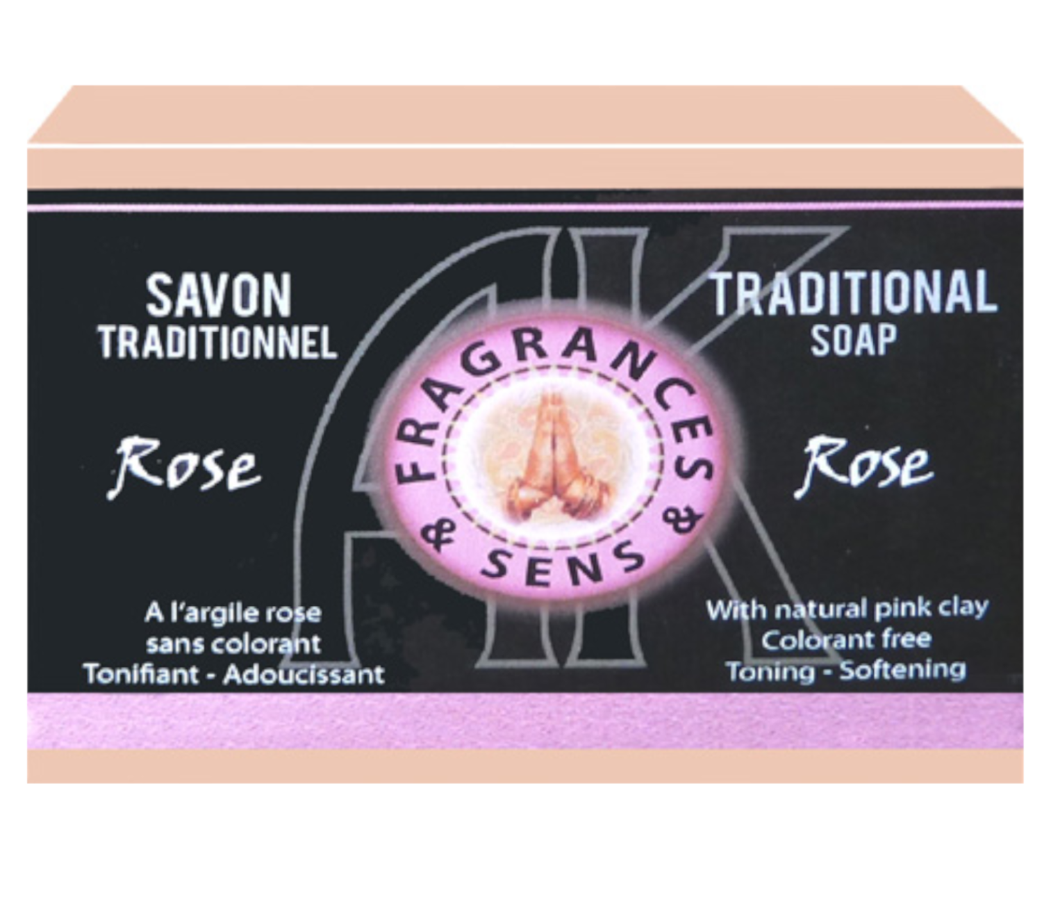 Savon fragrances &amp; sens rose sauvage 100g
