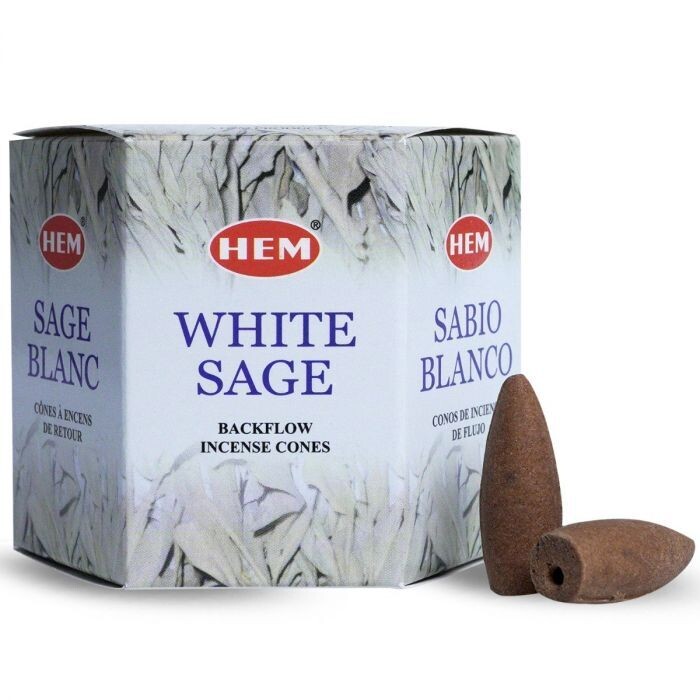 Encens à reflux Sauge Blanche en cône - Hem