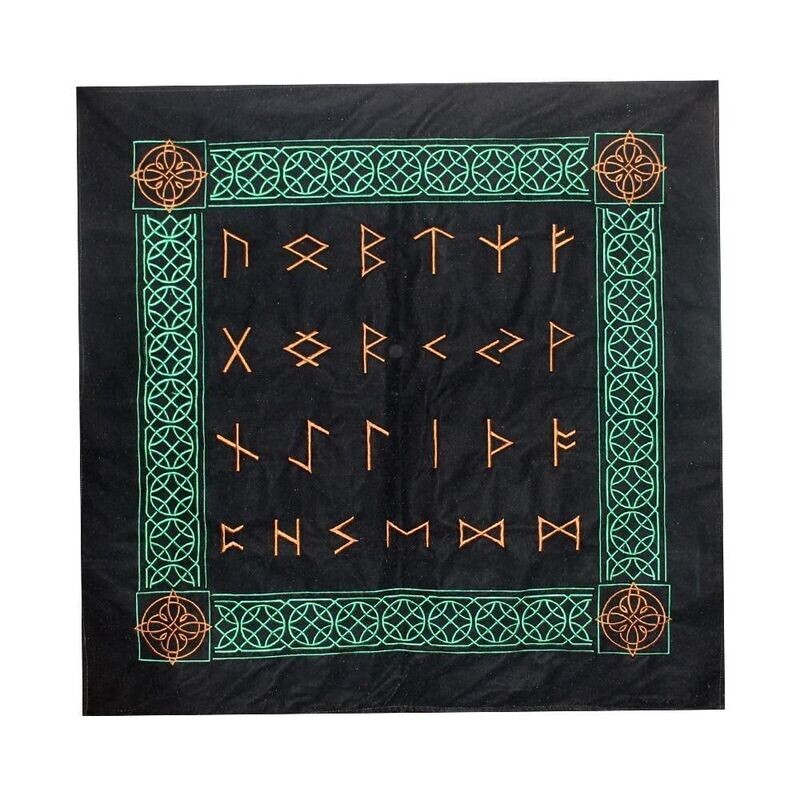 Tapis velours Runes 80x80 cm